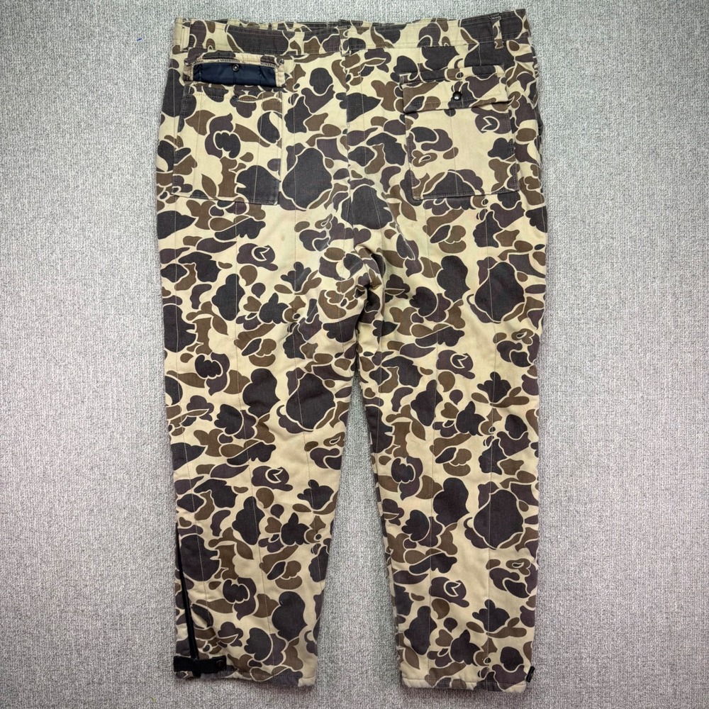 Sports Afield Vintage Insulated Camo Hunting‎ Pants Mens 46-48 Made in USA